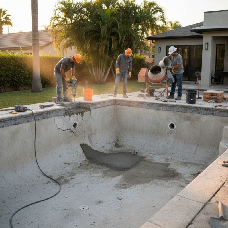 Pool Pavement Repair